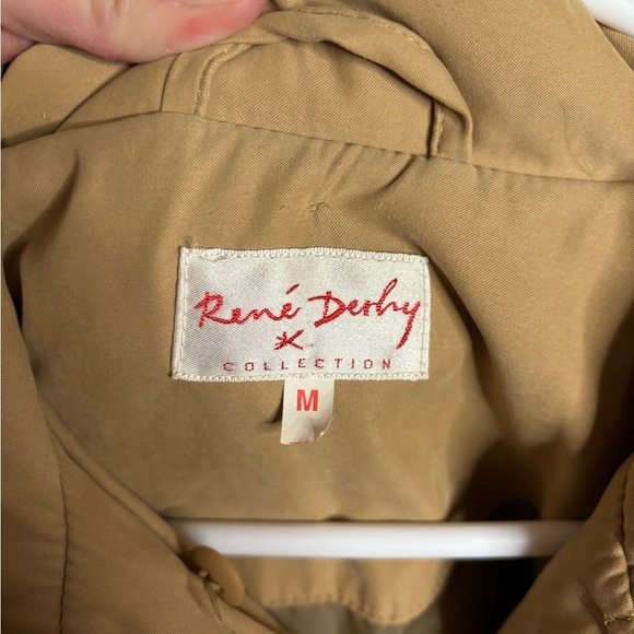Womens size medium long Rene derby rain coat - Picture 3 of 4